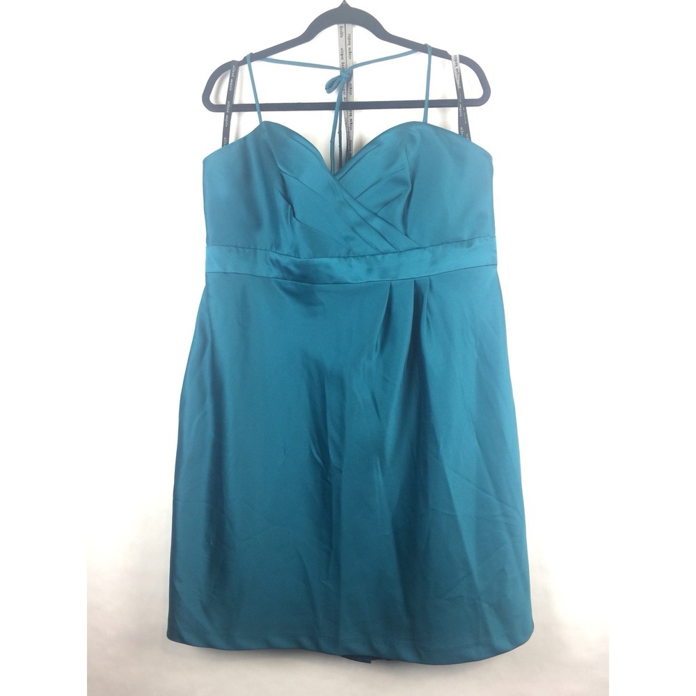 Womens Bridesmaid Dress size 20w "Tealness" Sweetheart‎ Alfred Angelo BK2.5